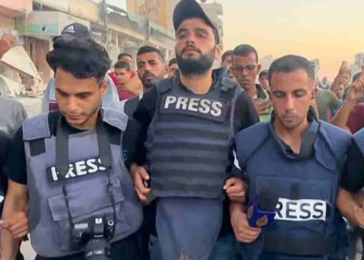 Palestinian journalists Israel