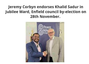 Jeremy Corbyn Khalid Sadur