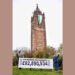 Bristol Palestine protest Cabot tower