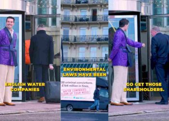 Comedian gatecrashes water industry do in Brighton – to the bemusement of bosses