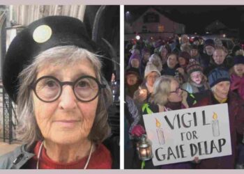 Gaie Delap vigil