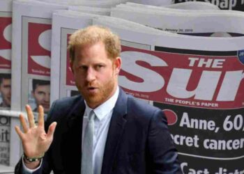 Sun prince Harry