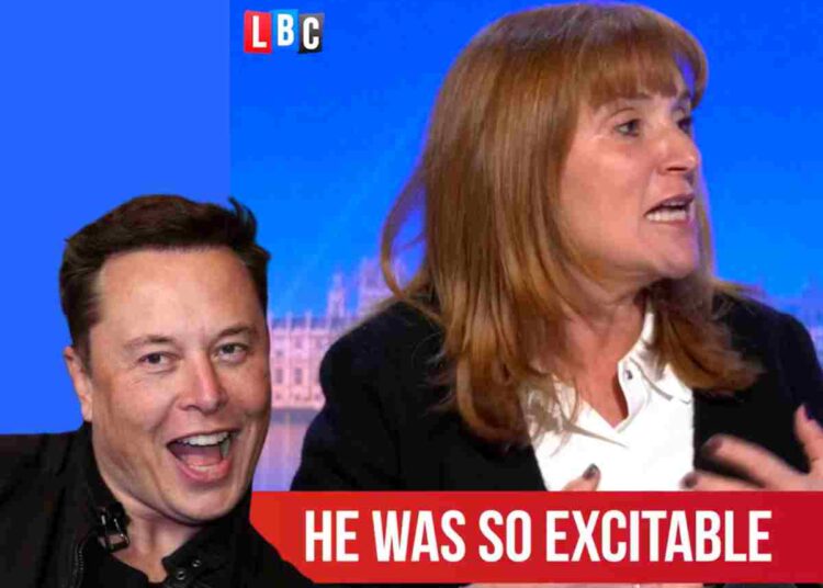 Elon Musk Angela Epstein Nazi salute Jeremy Corbyn