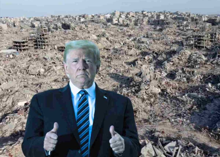 Donald Trump has called for the ethnic cleansing of Gaza