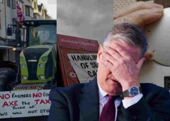 Starmer Labour polling farmers grooming gangs winter fuel payment