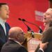 Drax Wes Streeting heckled by protester at Fabian Conference