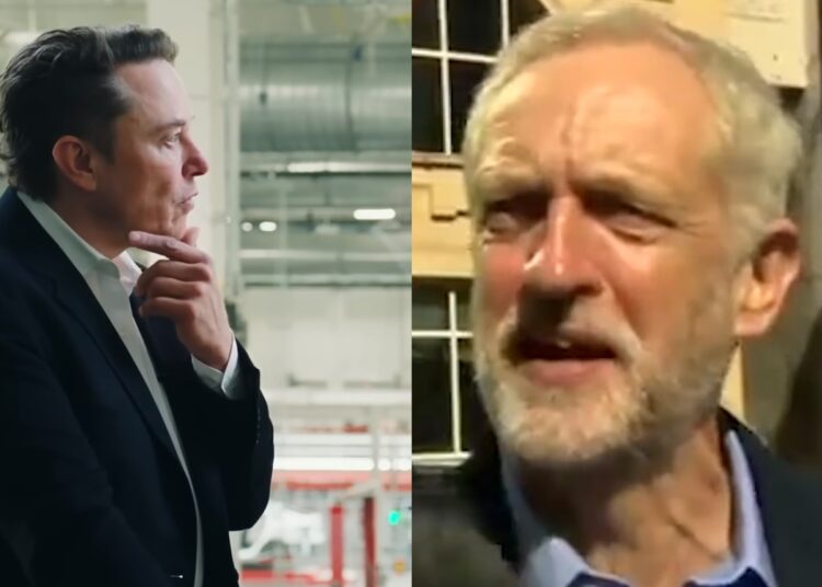 Elon Musk Jeremy Corbyn