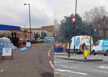 Thames Water has caused chaos for people living in South London, as it left 10,000 people without water