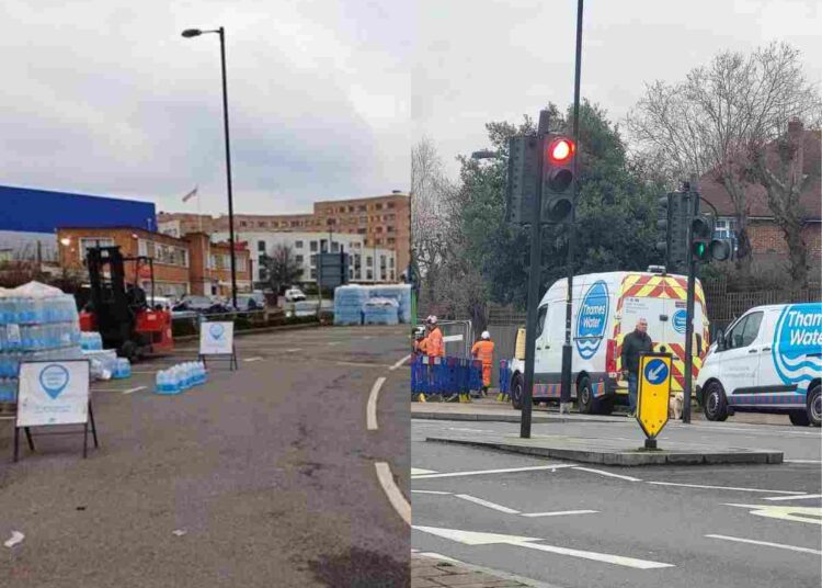 Thames Water has caused chaos for people living in South London, as it left 10,000 people without water