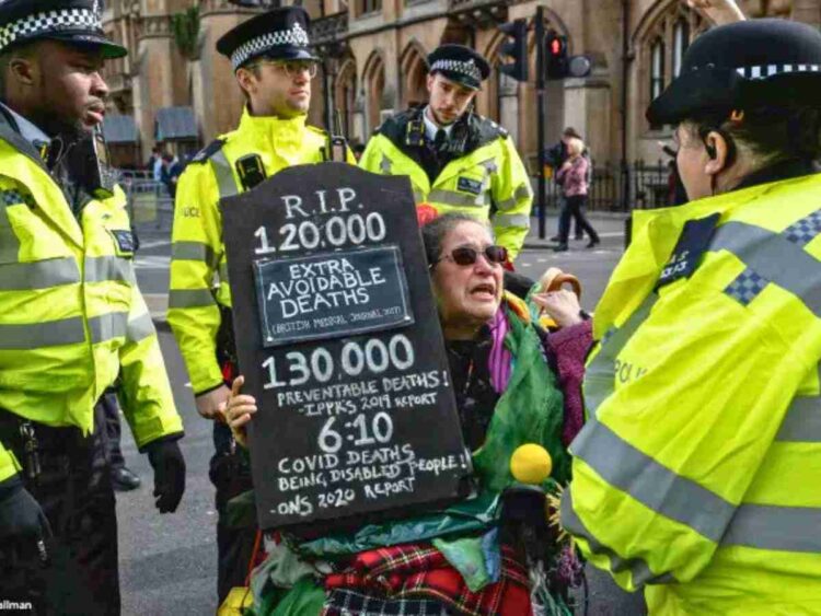 disabled people protest