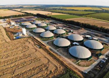 A biomass energy plant