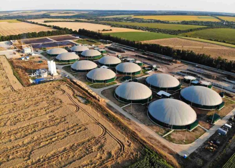 A biomass energy plant