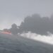 Fire from tanker collision in North sea Stena Immaculate