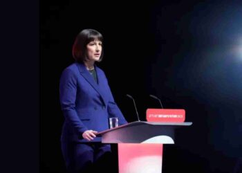 Rachel Reeves speech interrupted by Drax protesters