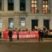 Zionist lobby tried to stop a book launch so people came out to protest