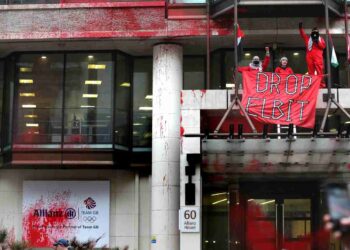 Genocide-complicit Allianz hit twice in 24 hours by Palestine Action