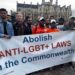 Commonwealth LGBTQ+ protest