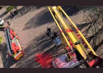 Palestine Action used a cherry picker to hit Elbit's site in Bristol