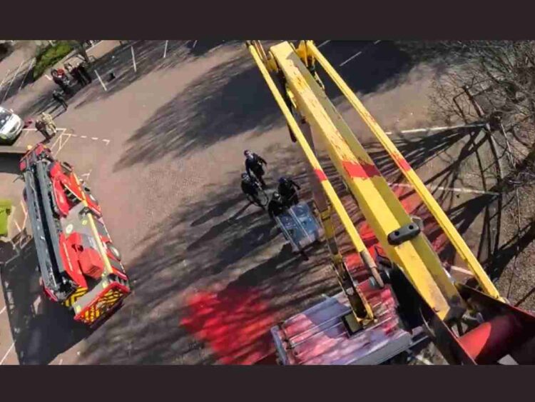Palestine Action used a cherry picker to hit Elbit's site in Bristol