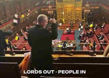 House of Lords in SHOCK as protesters take direct action in the chamber