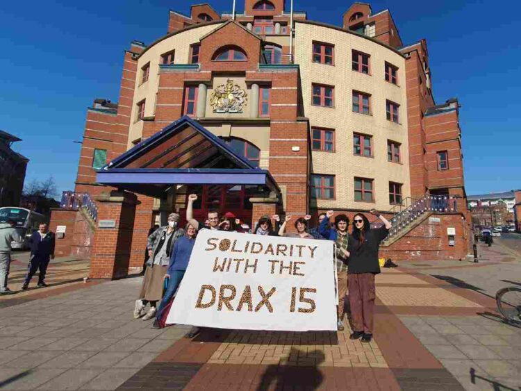 15 people have pled not guilty over a planned climate camp at Drax