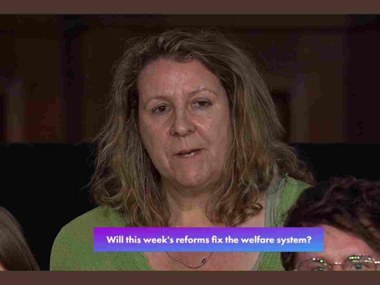 DWP cuts were the subject of this week's BBC Question Time - and one woman made a brilliant point