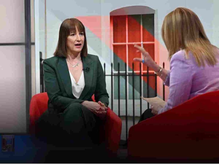 Labour Party Rachel Reeves was defending her plans on the BBC