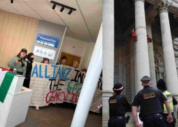 Boycott Bloody Insurance and others held actions up and down England