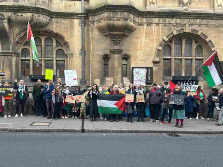 Oxford City Council just voted to divest from Israel
