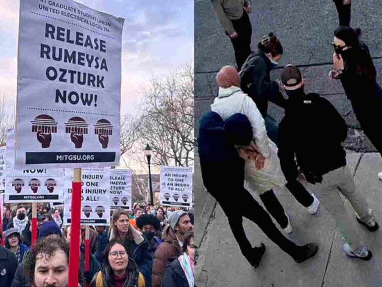 Protests erupt after PhD student Rumeysa Ozturk's abduction by masked US agents