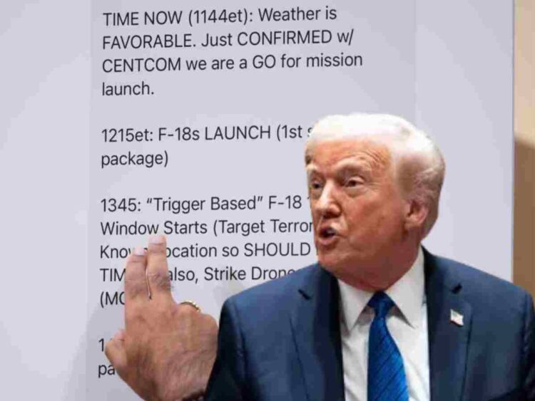 Donald Trump Signal leak