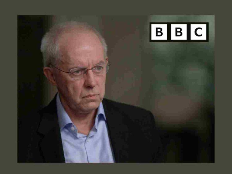 Justin Welby was on the BBC defending himself on Sunday 30 March