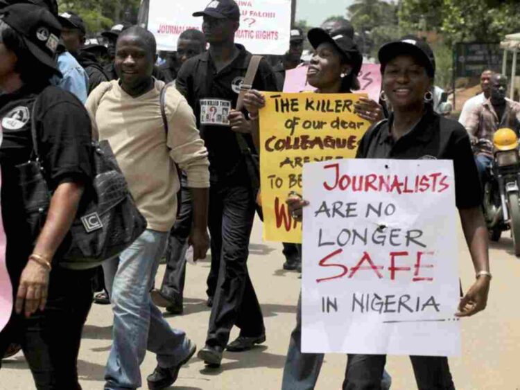journalists are still not safe on Nigeria as press freedom comes under attack