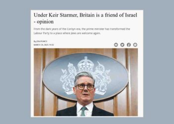 Labour Friends of Israel article Jon Pearce