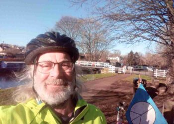 Tim is cycling for Palestine