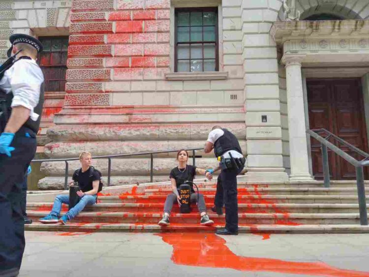 Just Stop Oil Treasury protest saw four people convicted but given suspended sentences