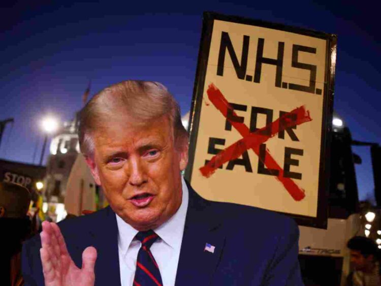 EveryDoctor is running a campaign to stop Trump buying the NHS as part of US-UK trade deal