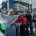 Lorry driver tries to RUN OVER Youth Demand – and the Telegraph thinks its a joke
