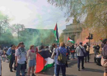 Youth Demand disrupted multiple locations in central London on Saturday 12 April