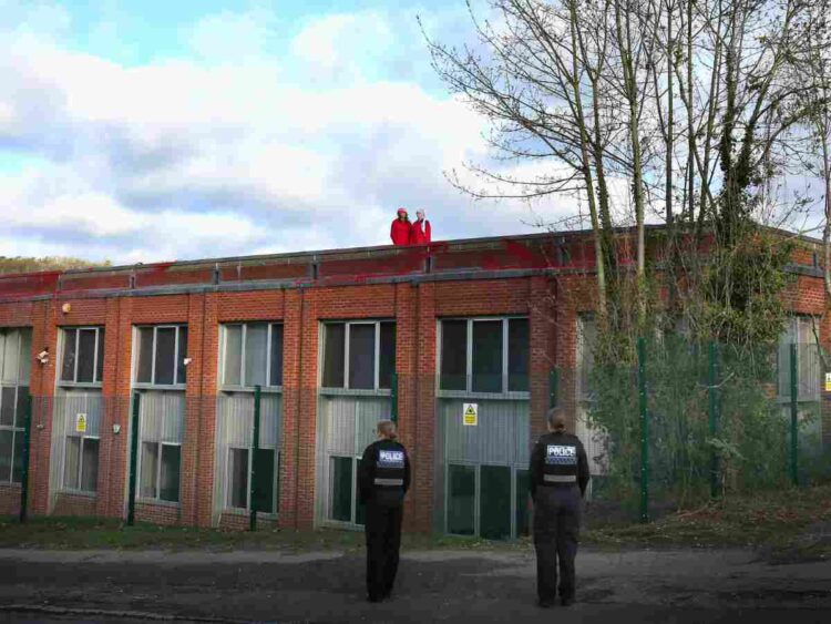 Cops nicked two Palestine Action activists