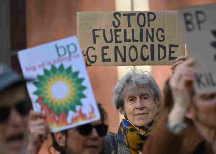 BP protest London