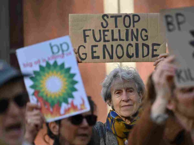 BP protest London