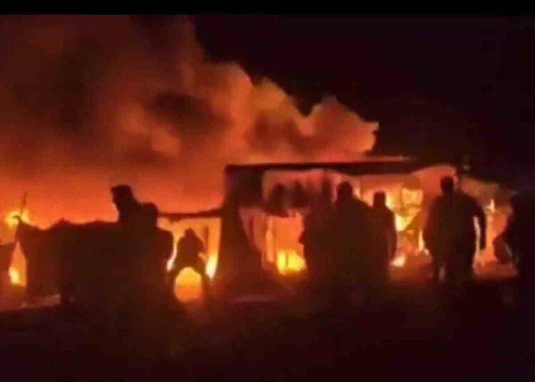 Israel has burned children alive in tents