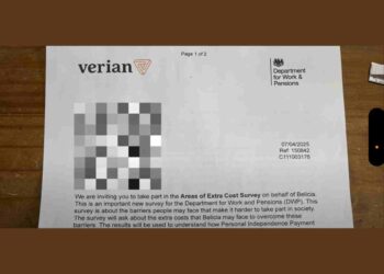 The DWP PIP survey about how people spend their money has finally been sent out to claimants