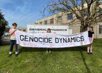 Kids have been protesting arms company General Dynamics infiltrating UK schools