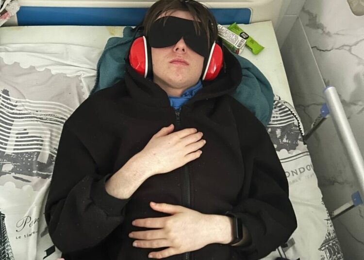 Marc in hospital ME/CFS