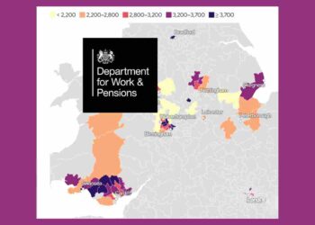 DWP PIP cuts by region