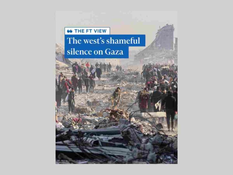 FT editorial on Gaza