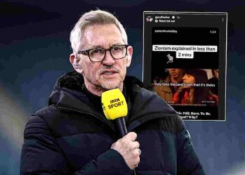 As an ACTUAL GENOCIDE continues, its apologists come for Gary Lineker over an emoji