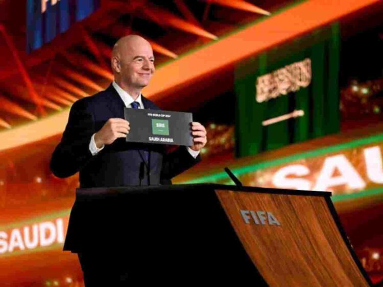 FIFA face human rights questions over upcoming world cups in Saudi Arabia and the US
